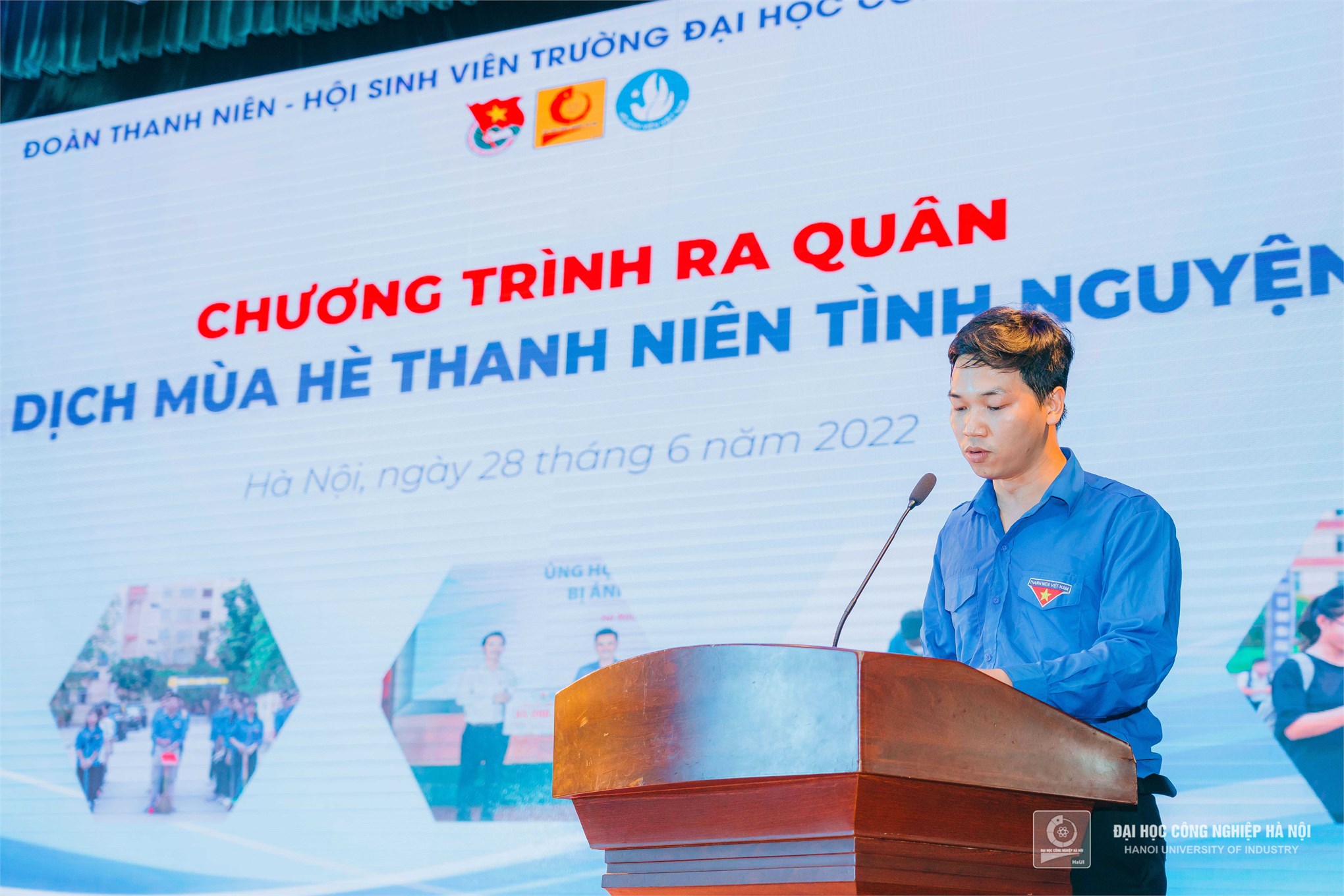 The Youth of Hanoi University of Industry launched the 2022 Summer Youth Volunteer Campaign