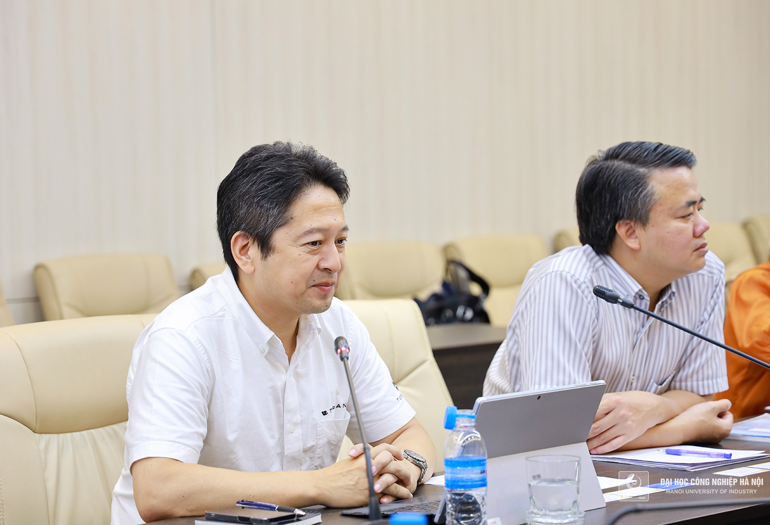 Đoàn chuyên gia Nhật Bản tới thăm và làm việc tại Trường Đại học Công nghiệp Hà Nội