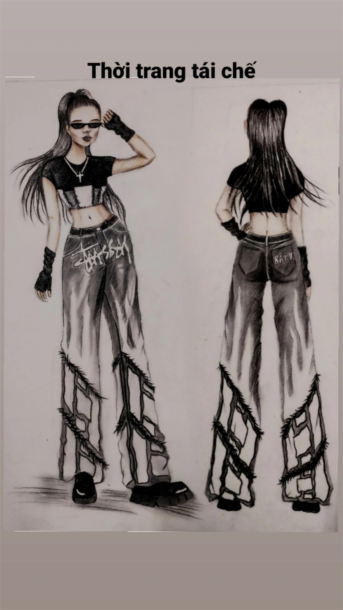 The fashion collection of a fashion design student from Hanoi University of Industry makes an impression at the 2022 Vietnam Junior Supermodel Congress