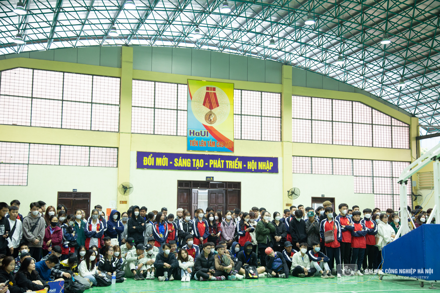 Opening ceremony of The National University Championship basketball tournament in 2022, Northern region took place at Hanoi University of Industry