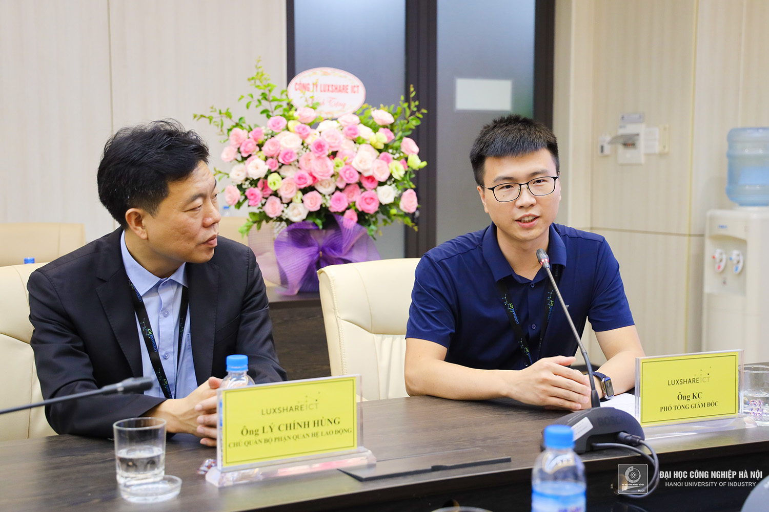 Khởi đầu mới trong quan hệ hợp tác phát triển giữa Đại học Công nghiệp Hà Nội và Luxshare ICT Việt Nam