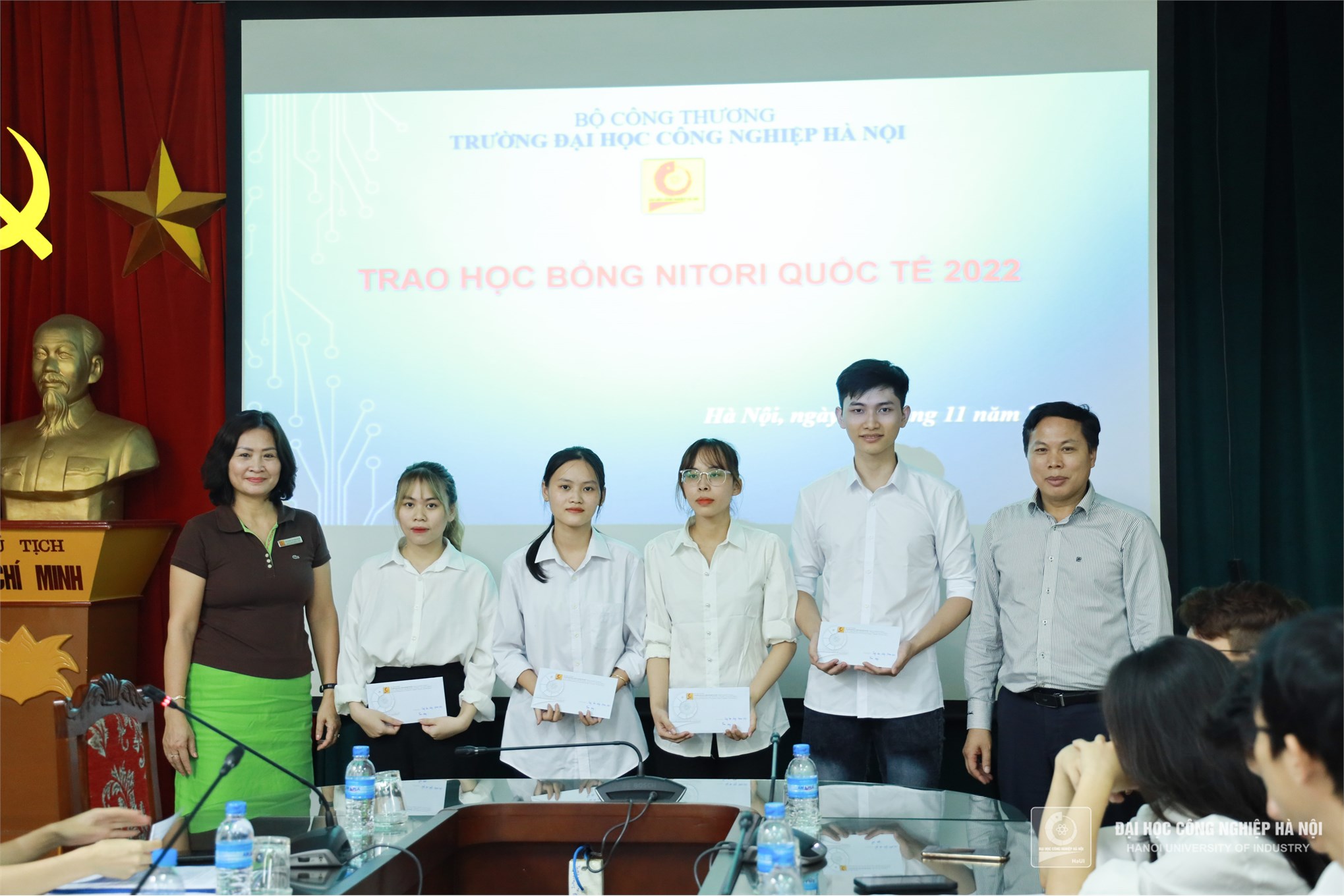 20 sinh viên Đại học Công nghiệp Hà Nội nhận học bổng quốc tế Nitori 2022