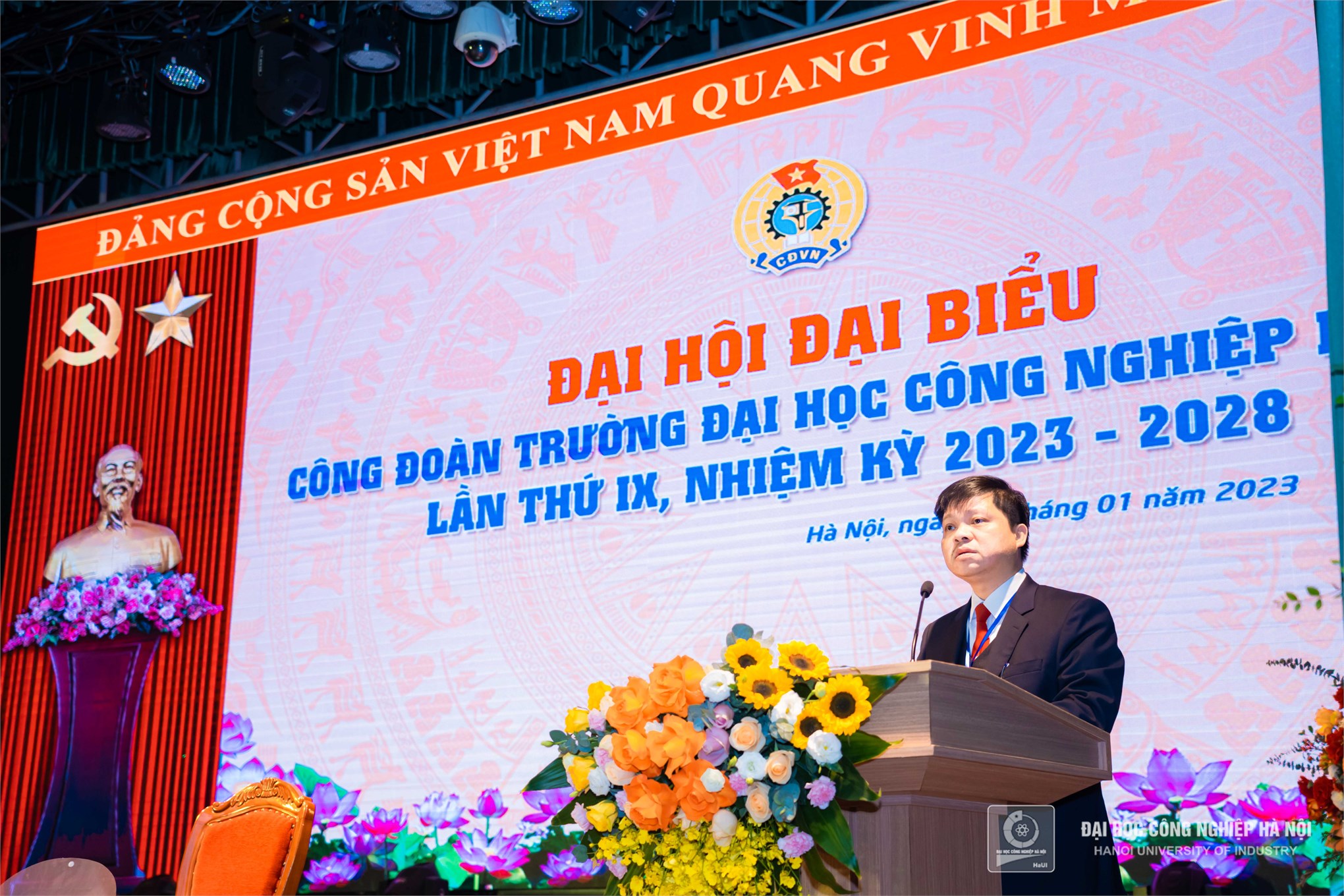 Đại hội Đại biểu Công đoàn Trường ĐHCNHN nhiệm kỳ 2023 - 2028: Đổi mới - Dân chủ - Đoàn kết - Phát triển