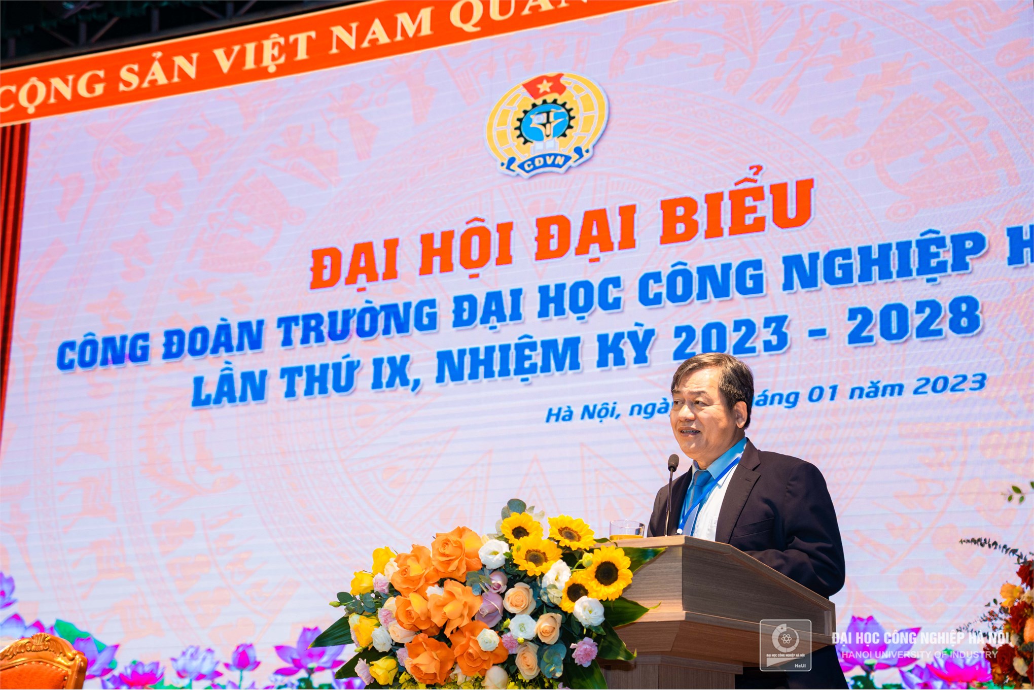 Đại hội Đại biểu Công đoàn Trường ĐHCNHN nhiệm kỳ 2023 - 2028: Đổi mới - Dân chủ - Đoàn kết - Phát triển