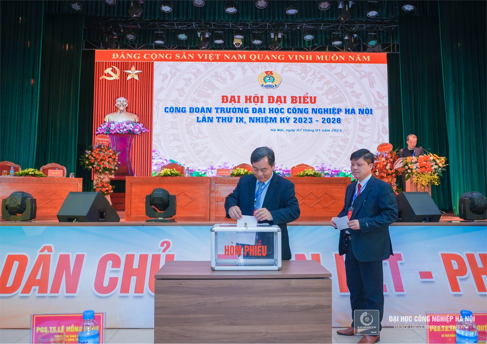 Đại hội Đại biểu Công đoàn Trường ĐHCNHN nhiệm kỳ 2023 - 2028: Đổi mới - Dân chủ - Đoàn kết - Phát triển