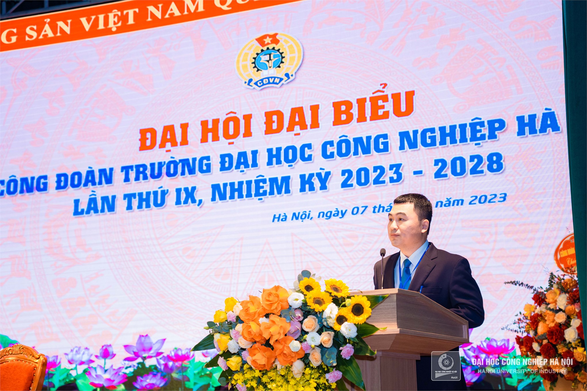 Đại hội Đại biểu Công đoàn Trường ĐHCNHN nhiệm kỳ 2023 - 2028: Đổi mới - Dân chủ - Đoàn kết - Phát triển