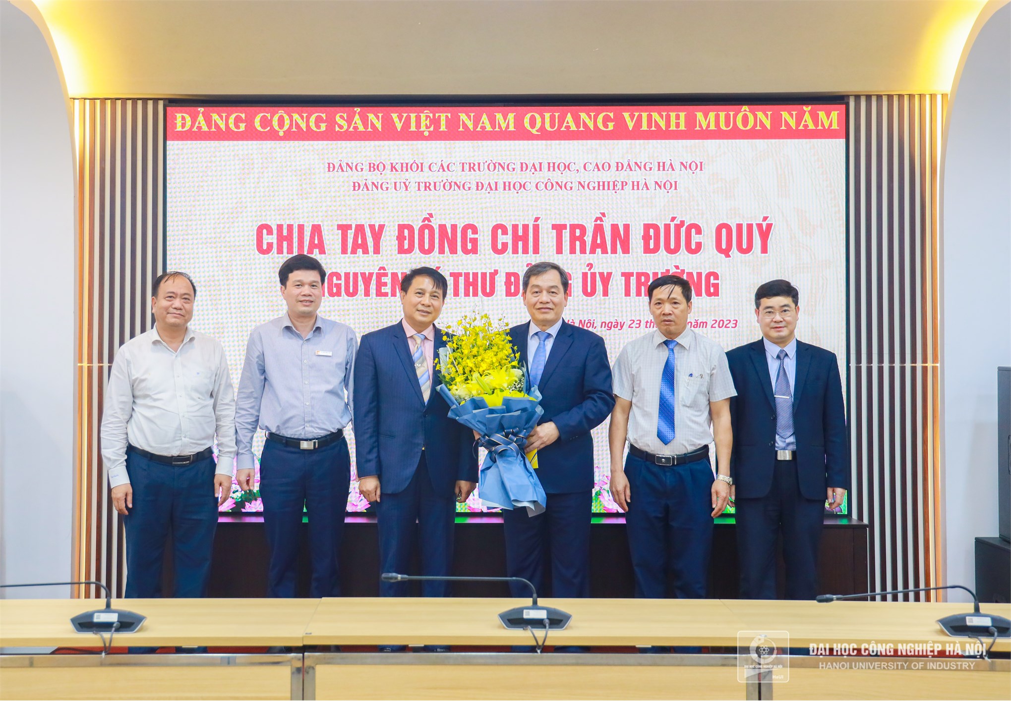 Đồng chí Lê Hồng Quân giữ chức Bí thư Đảng ủy Trường Đại học Công nghiệp Hà Nội