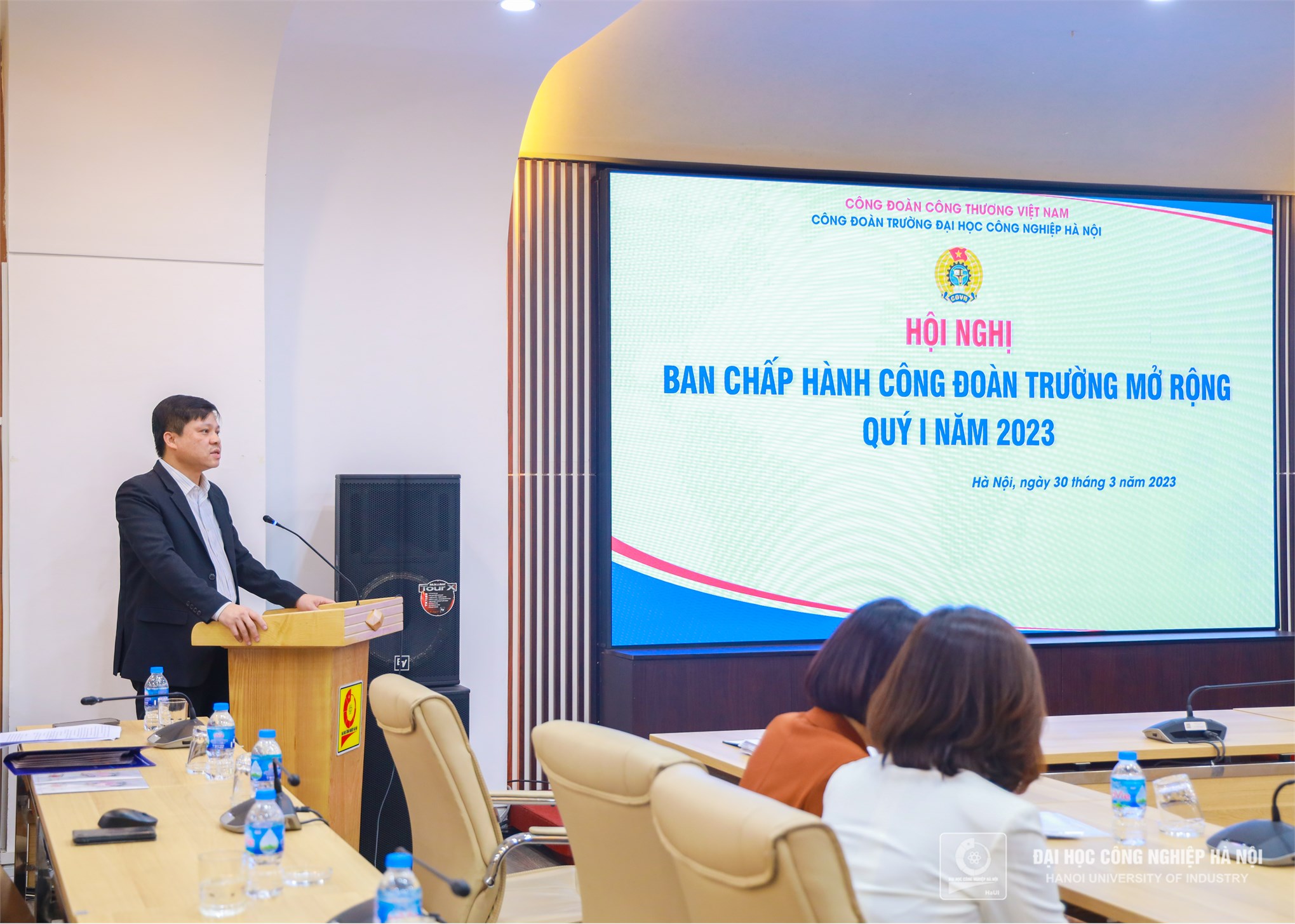 Công đoàn Trường Đại học Công nghiệp Hà Nội tổ chức Hội nghị BCH Công đoàn mở rộng, Quý I năm 2023