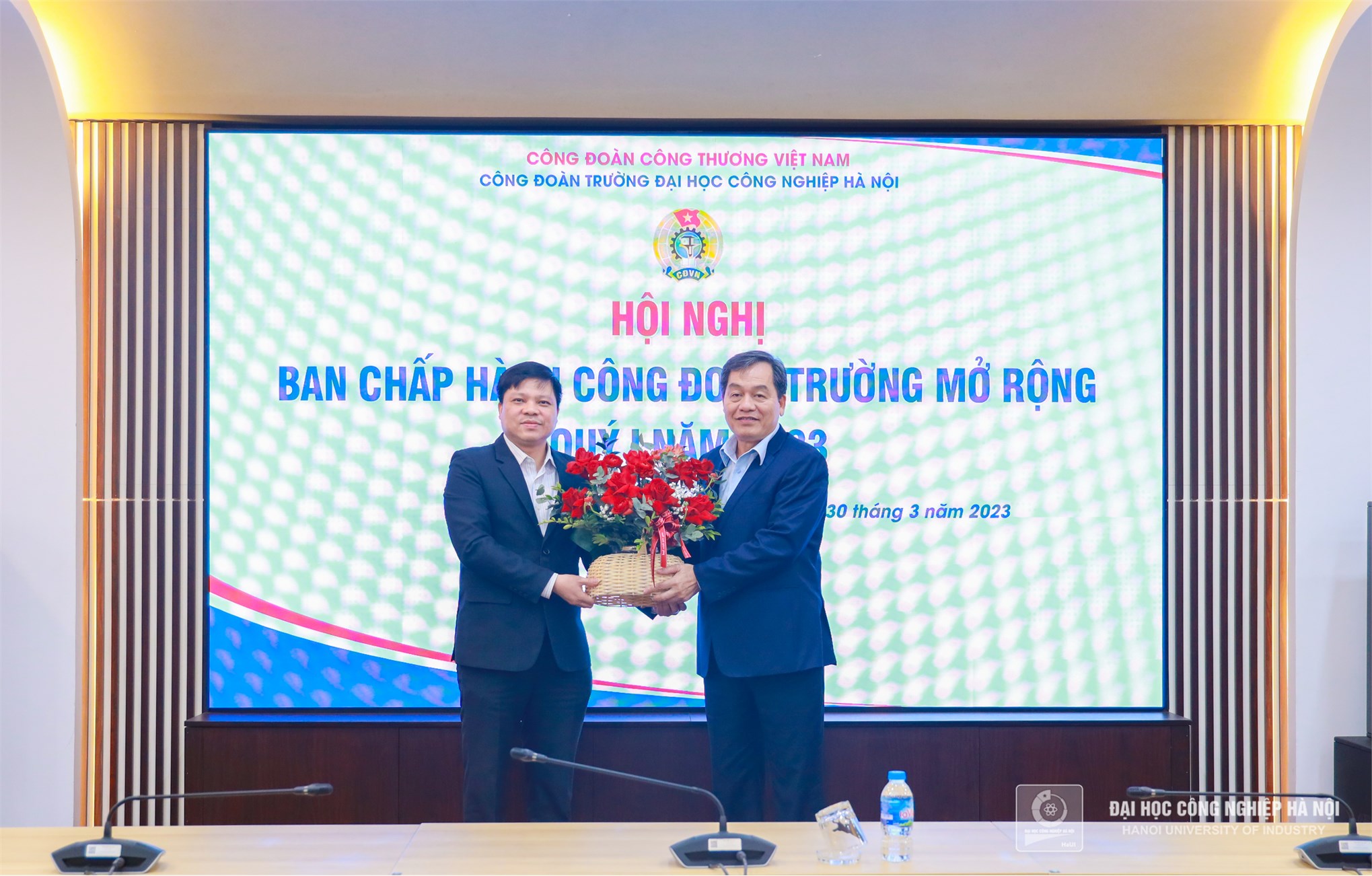 Công đoàn Trường Đại học Công nghiệp Hà Nội tổ chức Hội nghị BCH Công đoàn mở rộng, Quý I năm 2023