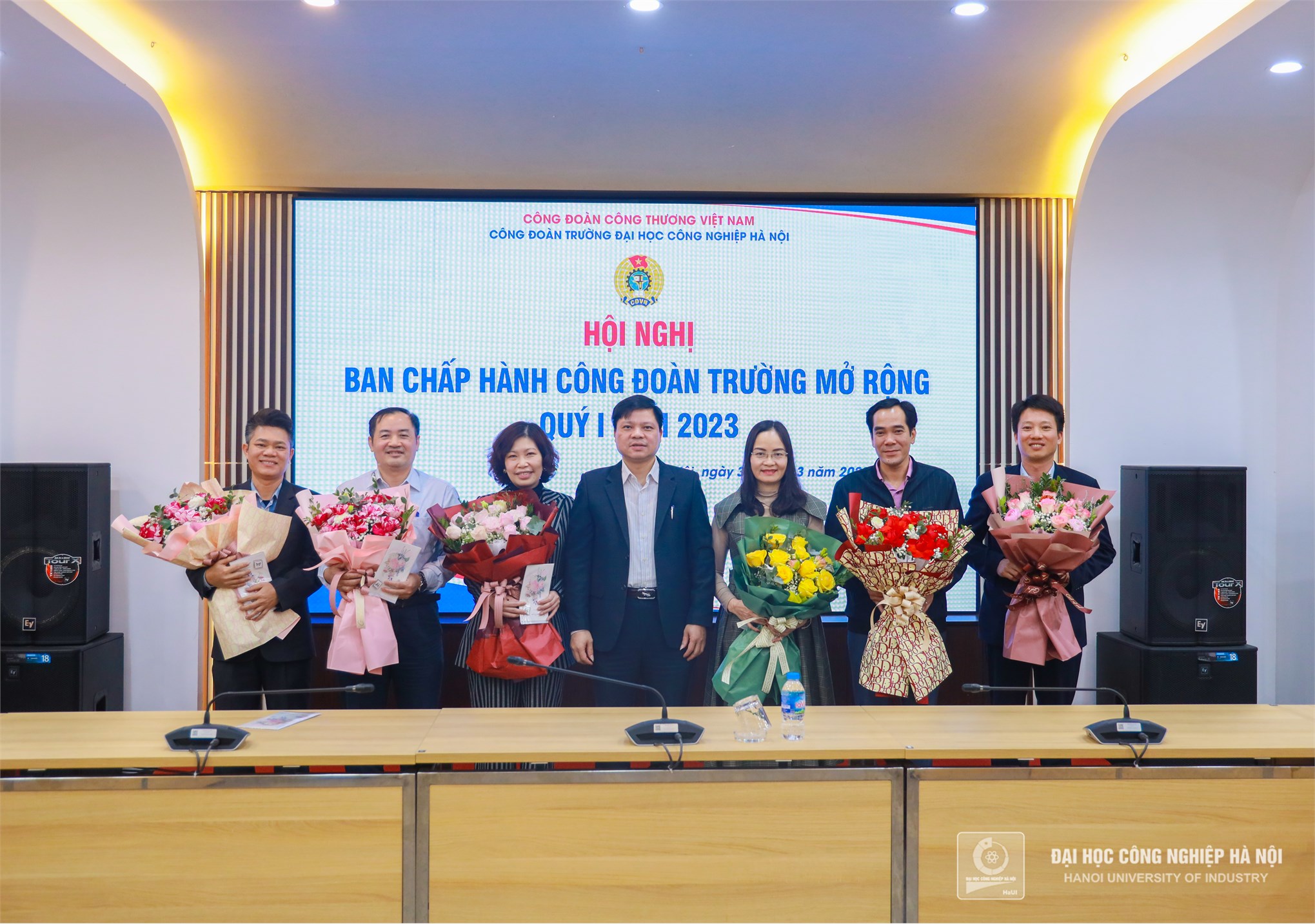Công đoàn Trường Đại học Công nghiệp Hà Nội tổ chức Hội nghị BCH Công đoàn mở rộng, Quý I năm 2023