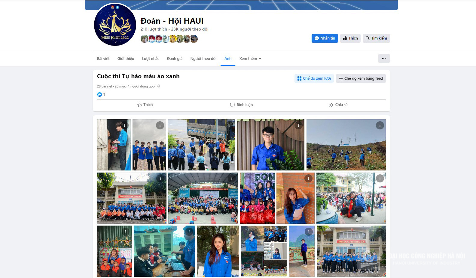 HaUI marks Youth Union's founding anniversary
