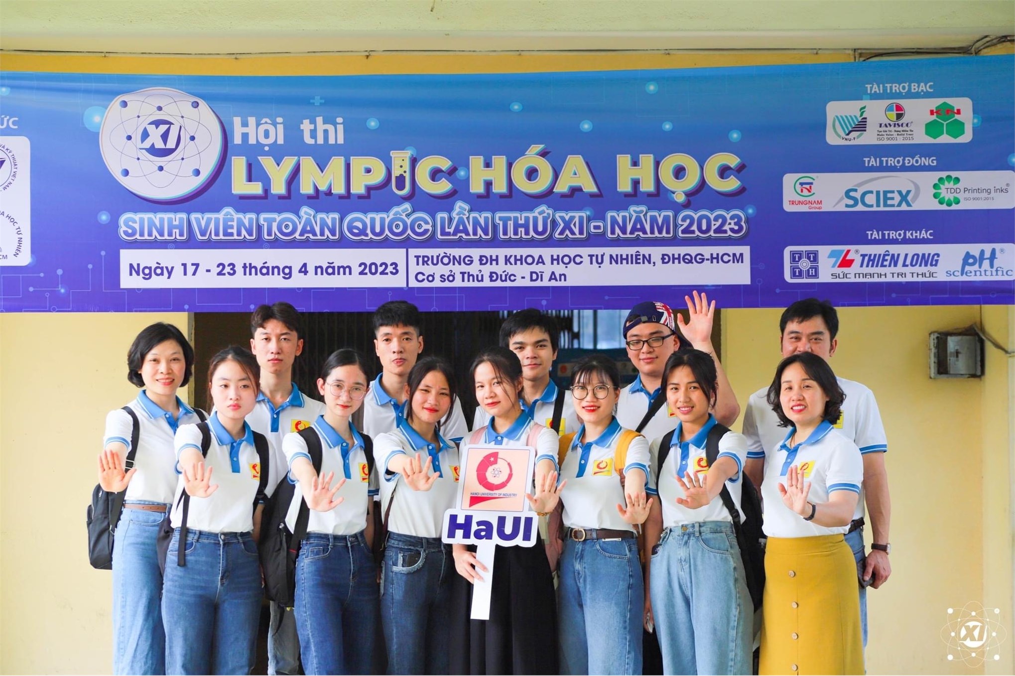Sinh viên HaUI đạt thành tích cao tại Hội thi Olympic Hóa học sinh viên toàn quốc lần thứ 11