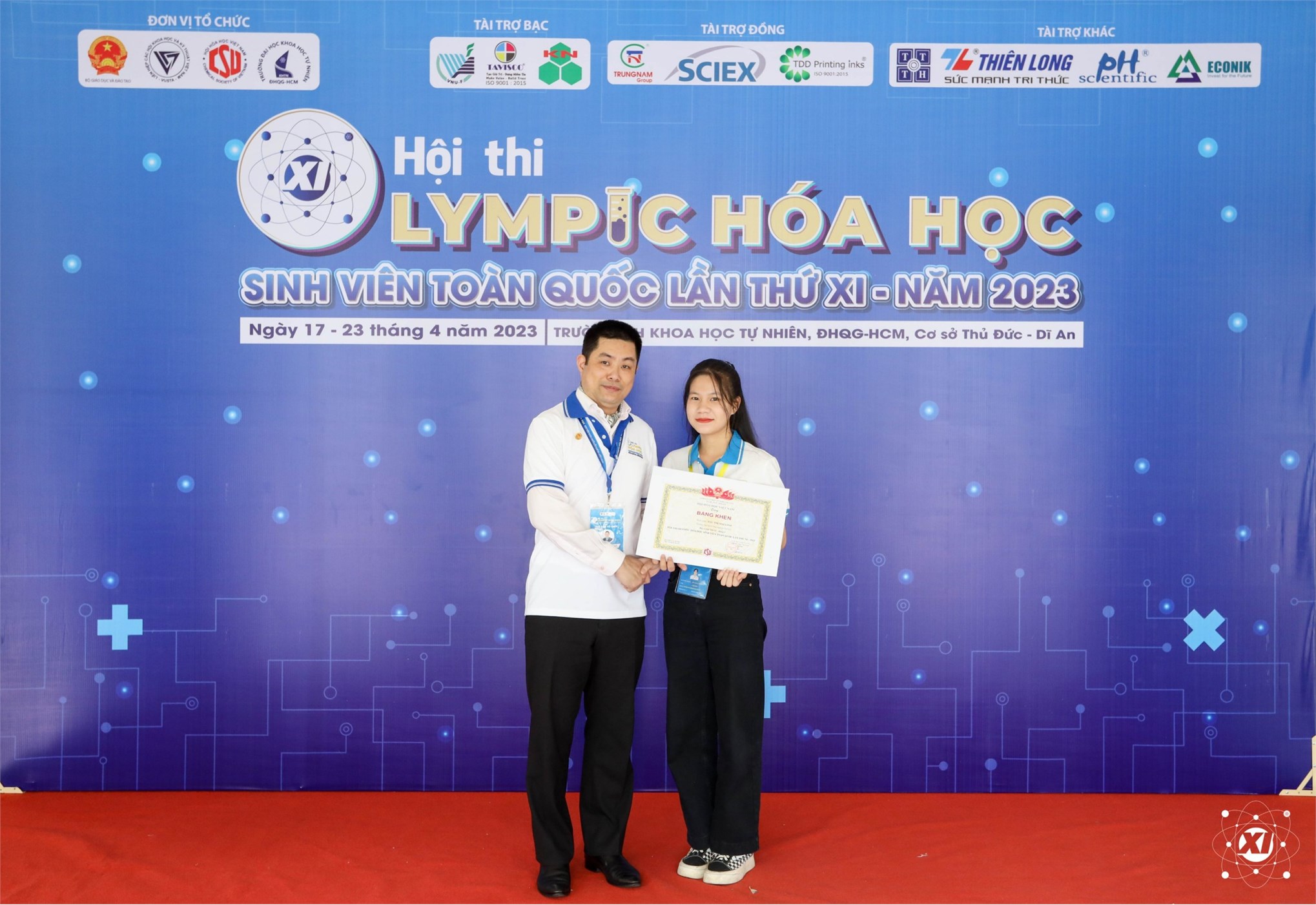 Sinh viên HaUI đạt thành tích cao tại Hội thi Olympic Hóa học sinh viên toàn quốc lần thứ 11