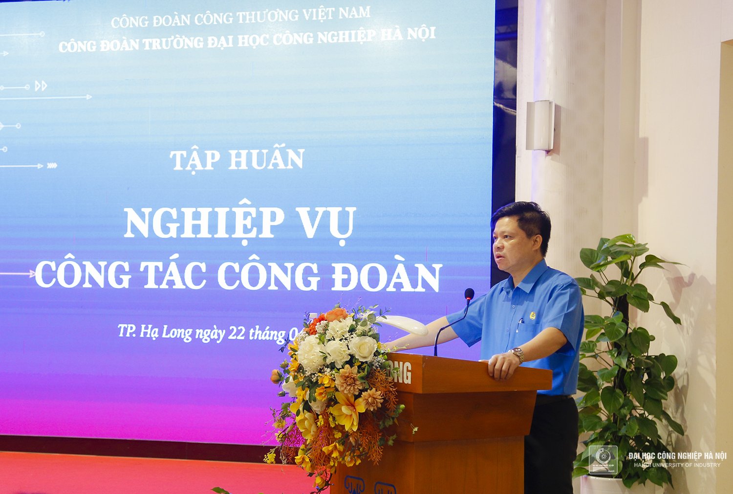 Công đoàn Trường Đại học Công nghiệp Hà Nội tập huấn nghiệp vụ công tác Công đoàn năm 2023