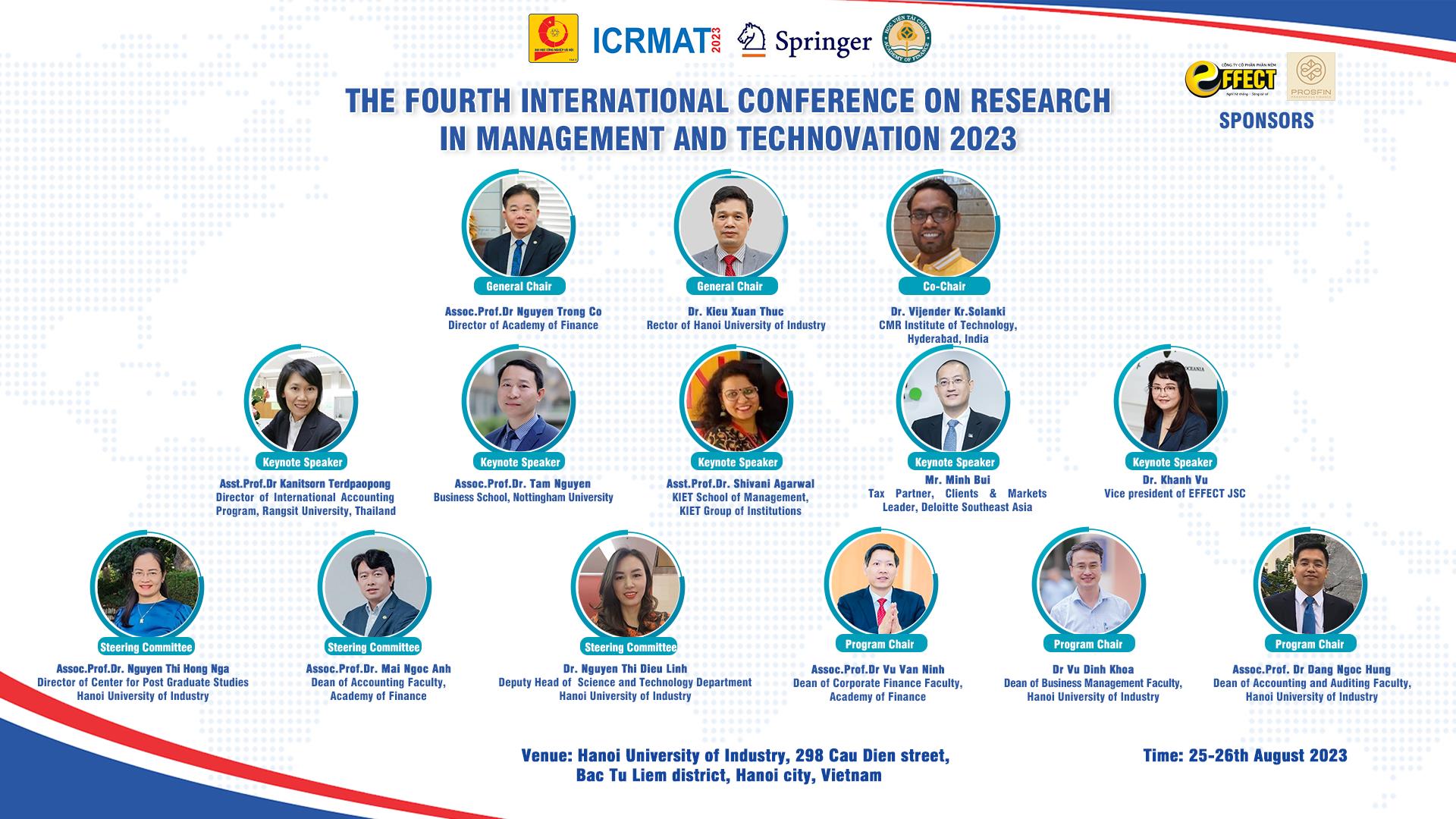ICRMAT 2023: Promoting innovative technology solutions