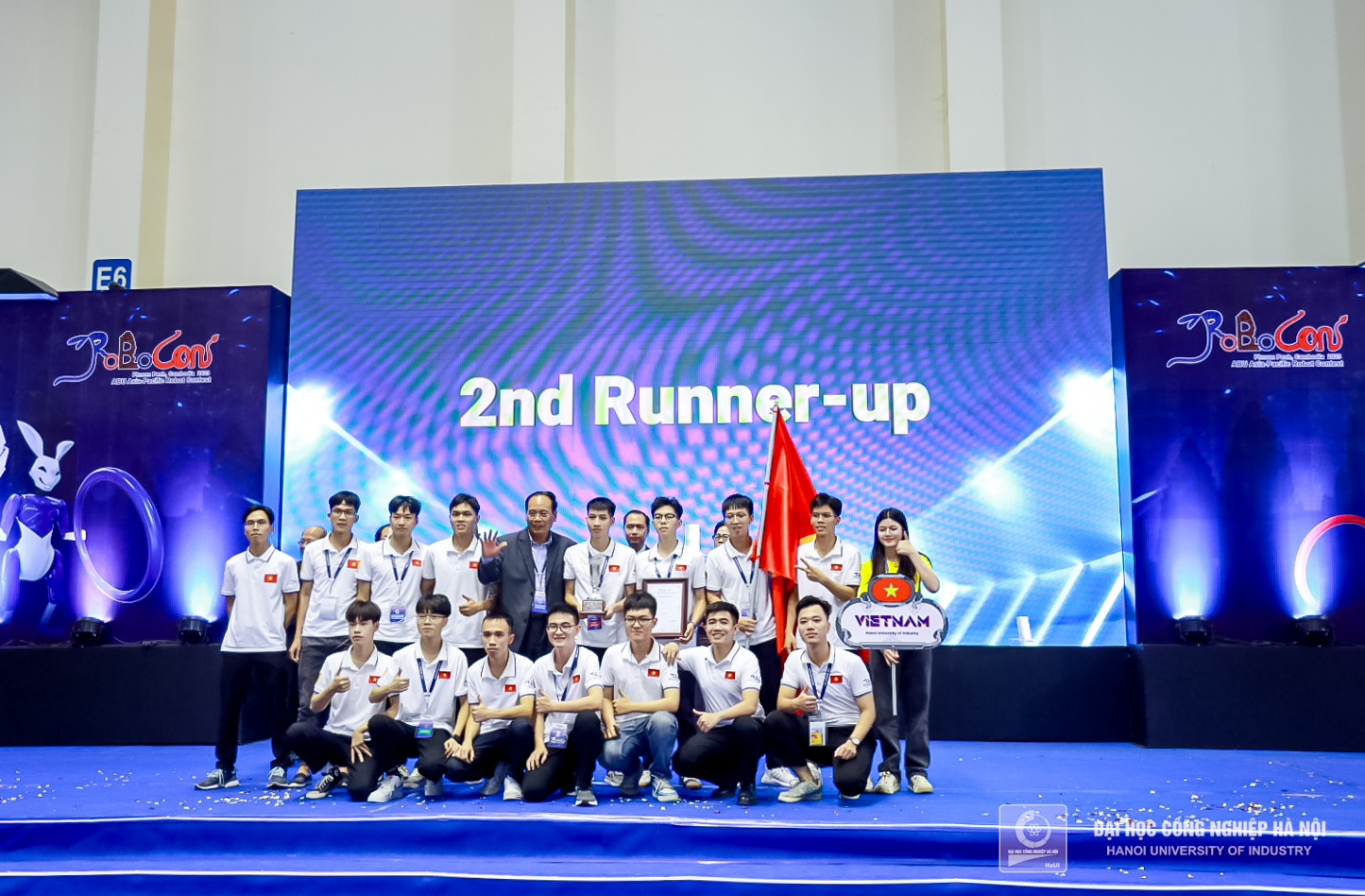Team DCN-DT02, Hanoi University of Industry ranked 3rd in ABU Robocon 2023