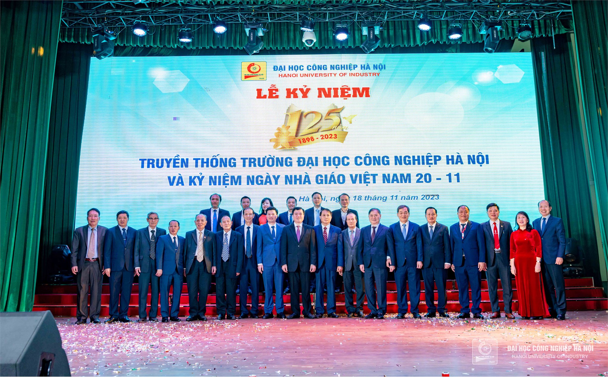 Lễ kỷ niệm 125 năm truyền thống Trường Đại học Công nghiệp Hà Nội (1898 – 2023) và kỷ niệm 41 năm Ngày Nhà giáo Việt Nam 20/11