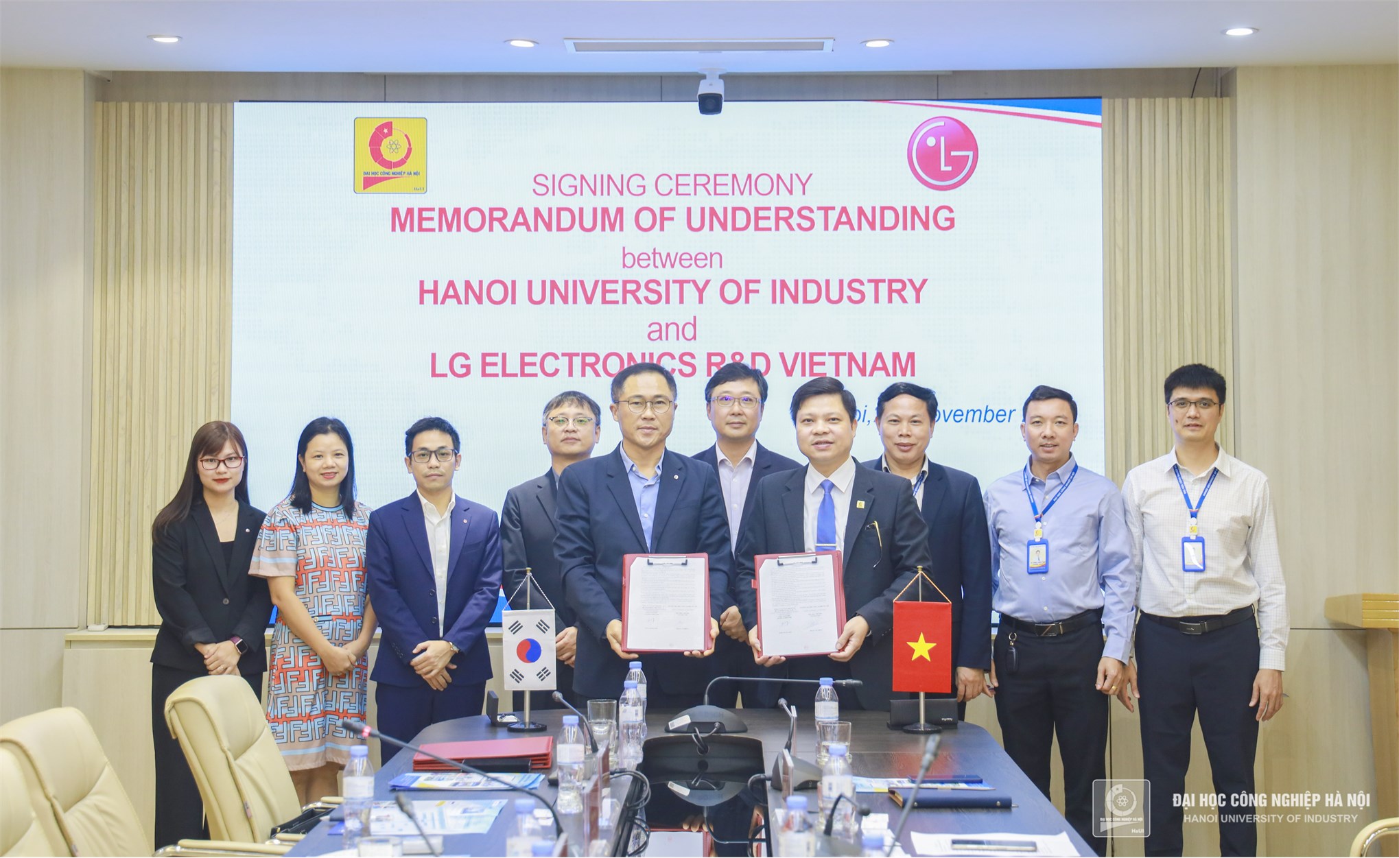 Ký kết Thỏa thuận hợp tác với Công ty TNHH LG Electronics Development Việt Nam và Công ty TNHH LG CNS Việt Nam