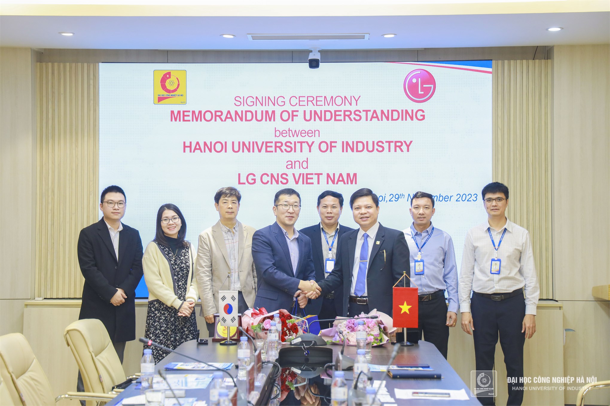 Hanoi University of Industry Strengthens Ties with LG Electronics Development Vietnam and LG CNS Vietnam