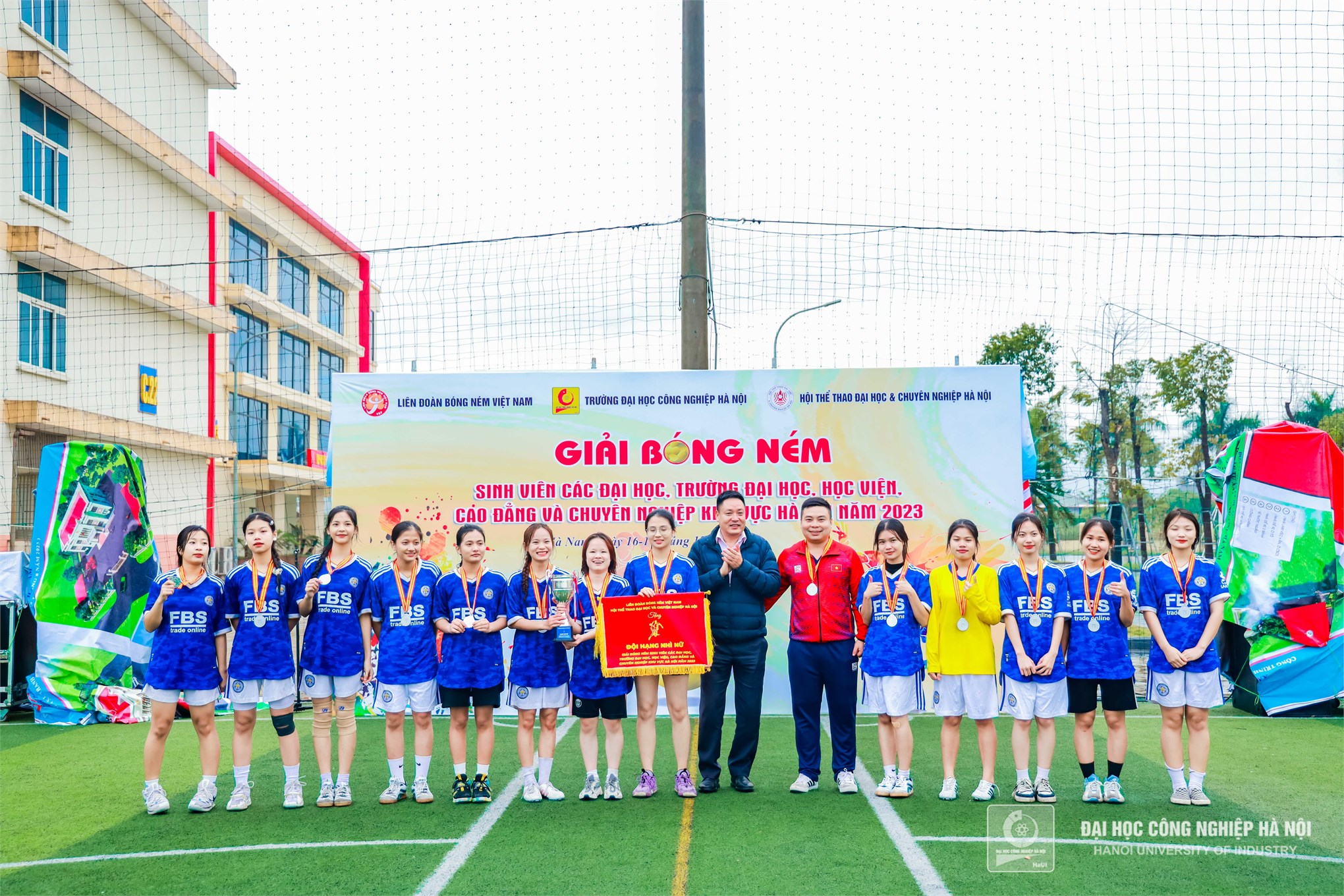 Sôi động và hấp dẫn giải bóng ném sinh viên các trường đại học, học viện, cao đẳng và chuyên nghiệp khu vực Hà Nội
