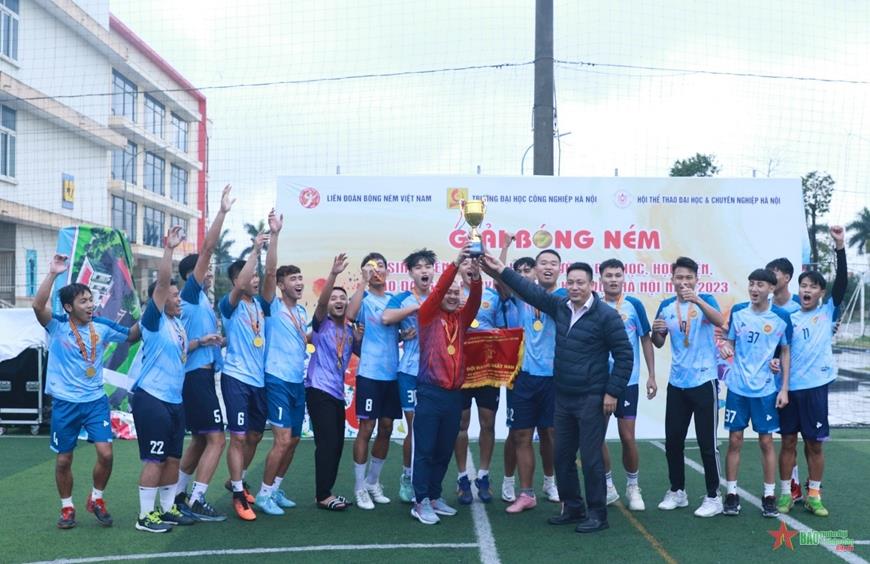 [qdnd] Hấp dẫn Giải bóng ném sinh viên khu vực Hà Nội năm 2023