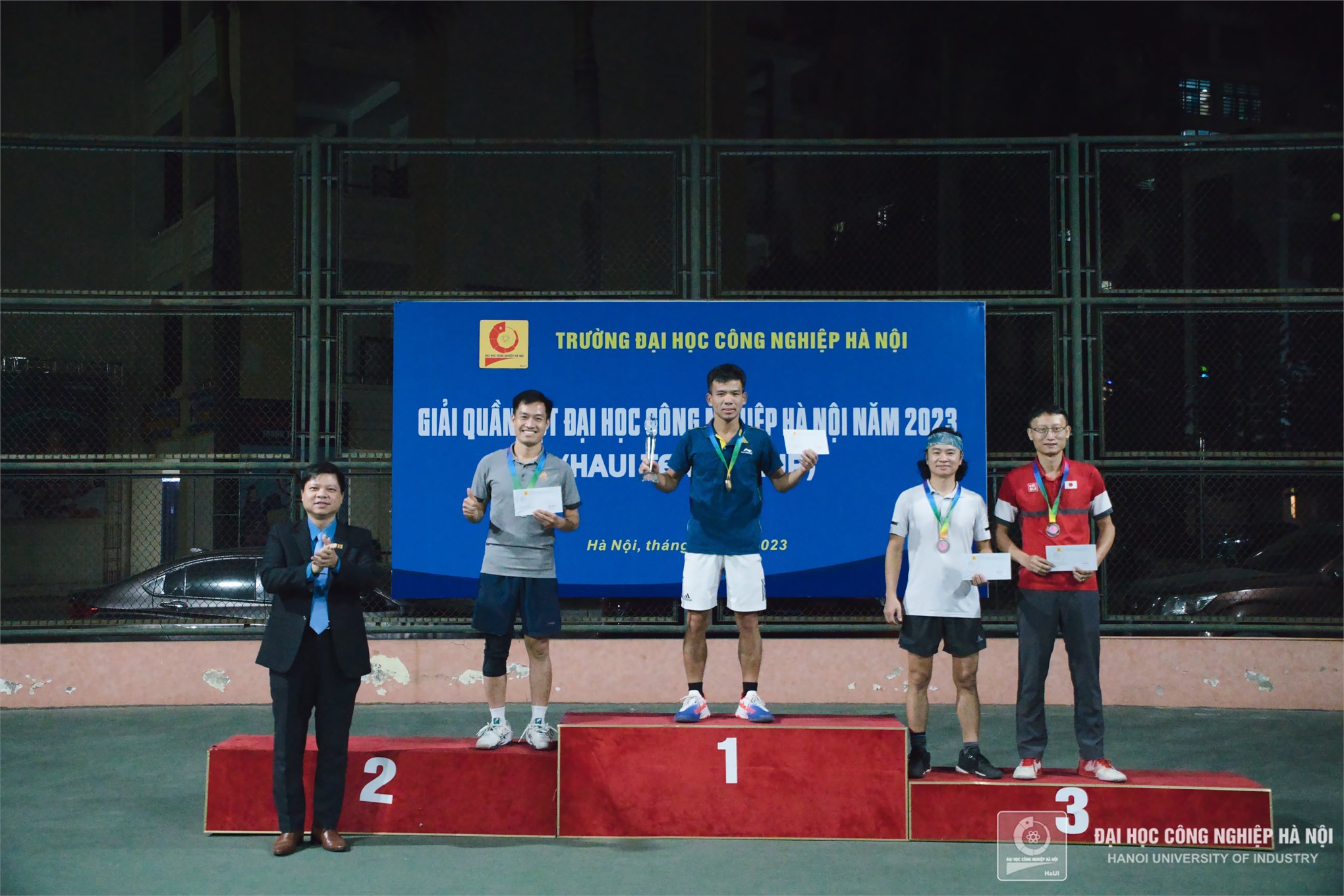 Chung kết và Trao thưởng Giải Quần vợt Đại học Công nghiệp Hà Nội năm 2023 (HaUI Tennis Cup)