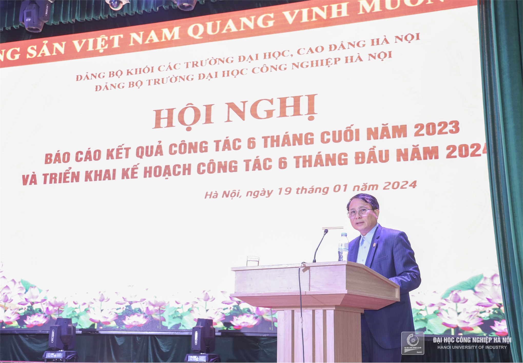Đảng bộ Đại học Công nghiệp Hà Nội quyết tâm hoàn thành thắng lợi nhiệm vụ chính trị năm 2024
