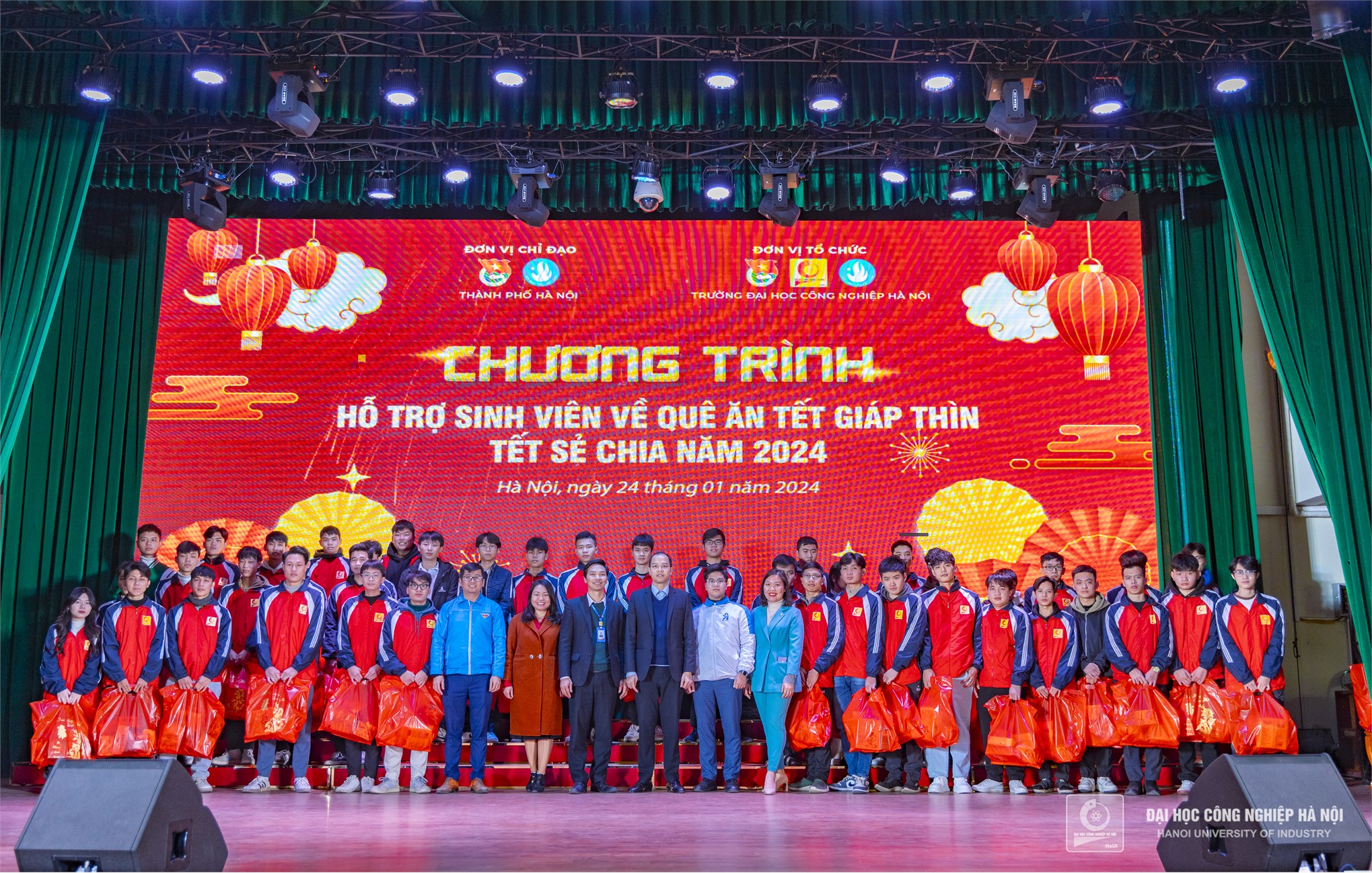 Spring Reunion - Tet Sharing: Igniting the Flame of Love at Hanoi University of Industry