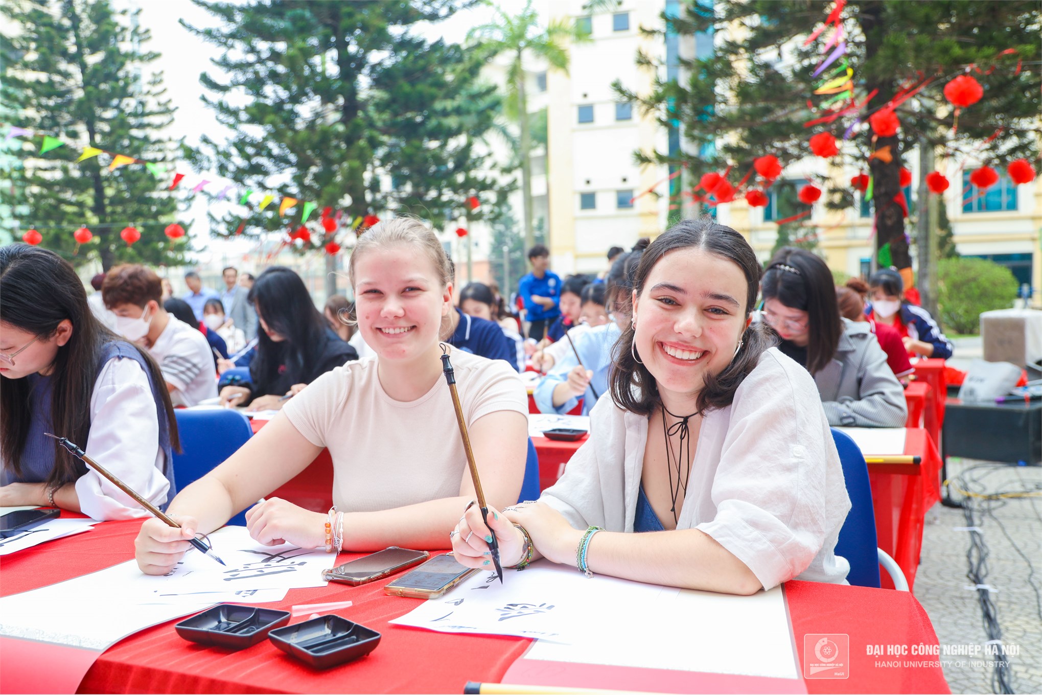 Embracing Vietnamese Culture: Nele's Journey as a Volunteer at HaUI