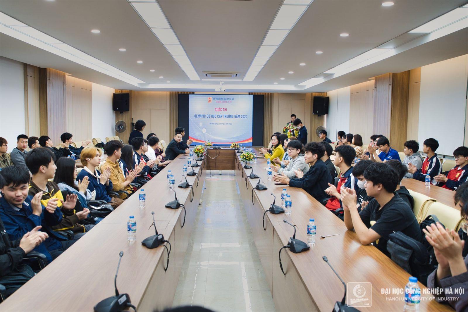 [moit] Đại học Công nghiệp Hà Nội tổ chức Cuộc thi Olympic Cơ học cấp trường năm 2024