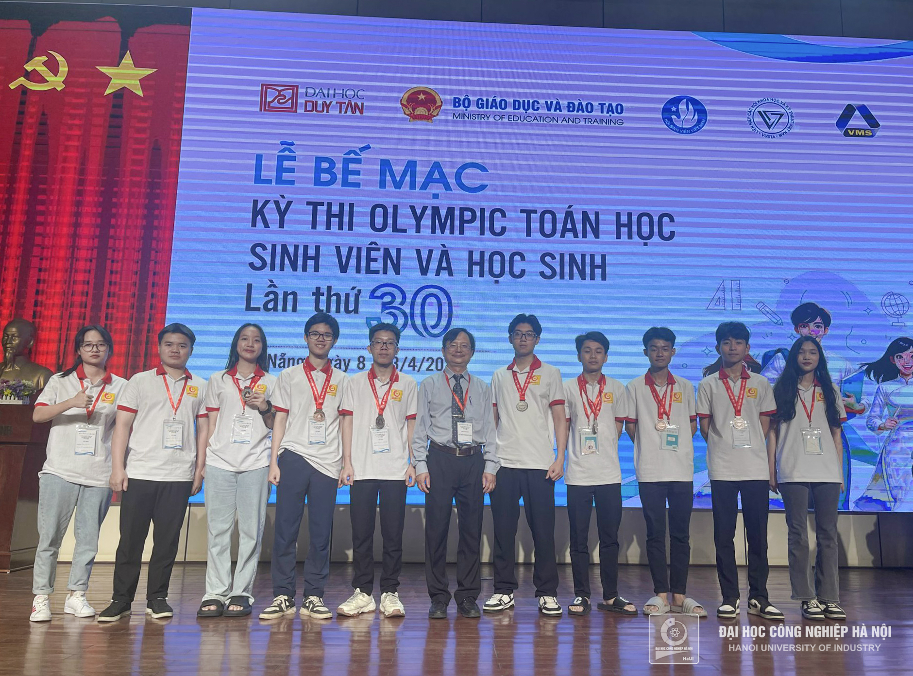 Sinh viên HaUI đạt 7 giải tại kỳ thi Olympic Toán học sinh viên và học sinh toàn quốc năm 2024