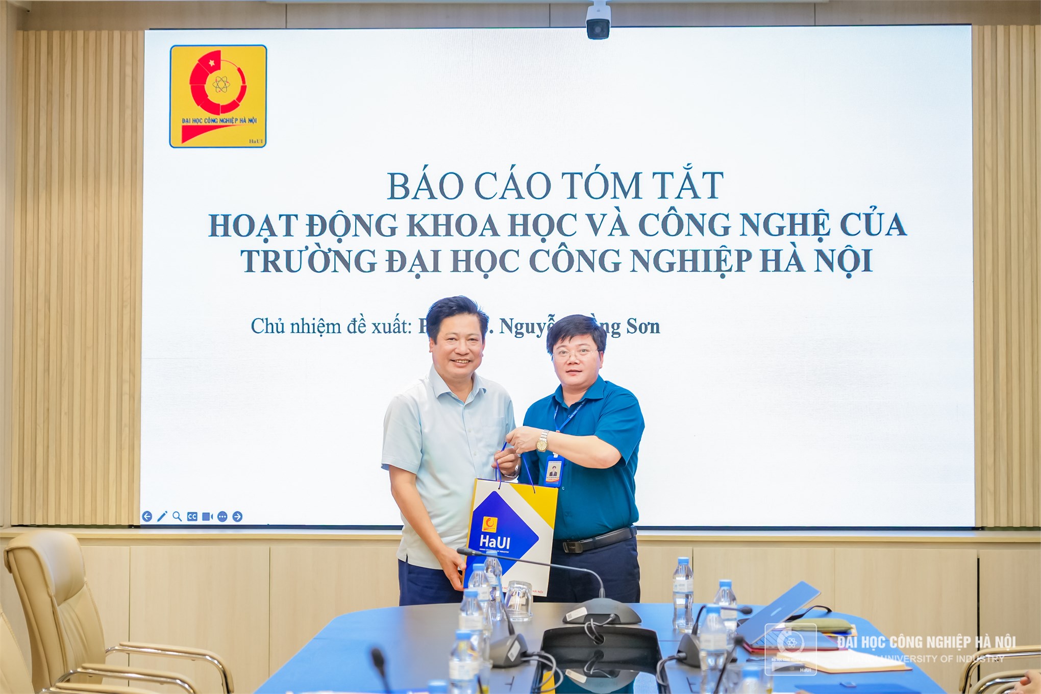 Sở Khoa học và Công nghệ thành phố Thái Bình thăm và làm việc tại Đại học Công nghiệp Hà Nội