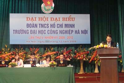 Đại hội Đoàn trường lần thứ V, nhiệm kỳ 2009 - 2012 Cập nhật ngày 04 tháng 05 năm 2010