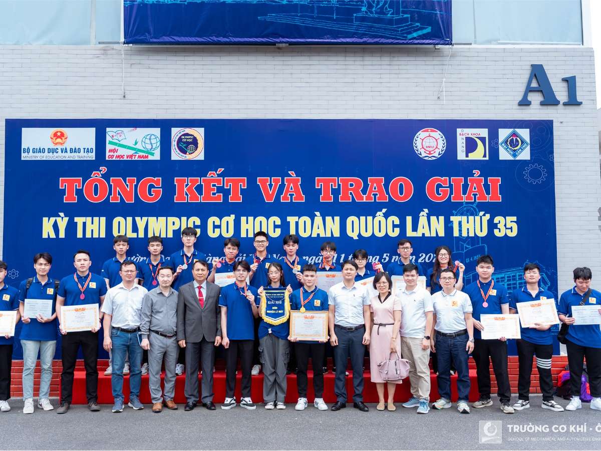 SMAE students of HaUI showcase talent at the 35th National Mechanics Olympiad