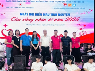 [chuthapdoninhbinh] Lan tỏa nghĩa cử cao đẹp tại Ngày hội hiến máu “Cầu vồng nhân ái” năm 2025