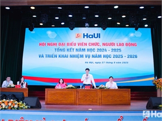 Năm học mới 2025-2026, HaUI đặt mục tiêu đột phá phát triển giáo dục đào tạo trong giai đoạn mới