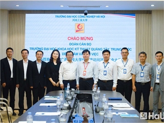 HaUI enhances international collaboration in training for new energy vehicle technology