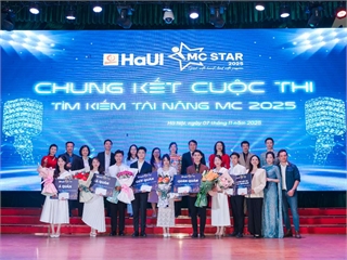 HaUI MC Star 2025: Tiếng nói Gen Z bản lĩnh, sẵn sàng vươn ra biển lớn