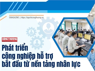 Phát triển công nghiệp hỗ trợ bắt đầu từ nền tảng nhân lực