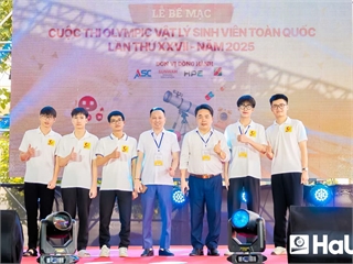 Sinh viên Đại học Công nghiệp Hà Nội đạt giải Nhì toàn đoàn cuộc thi Olympic Vật lý sinh viên toàn quốc lần thứ 27