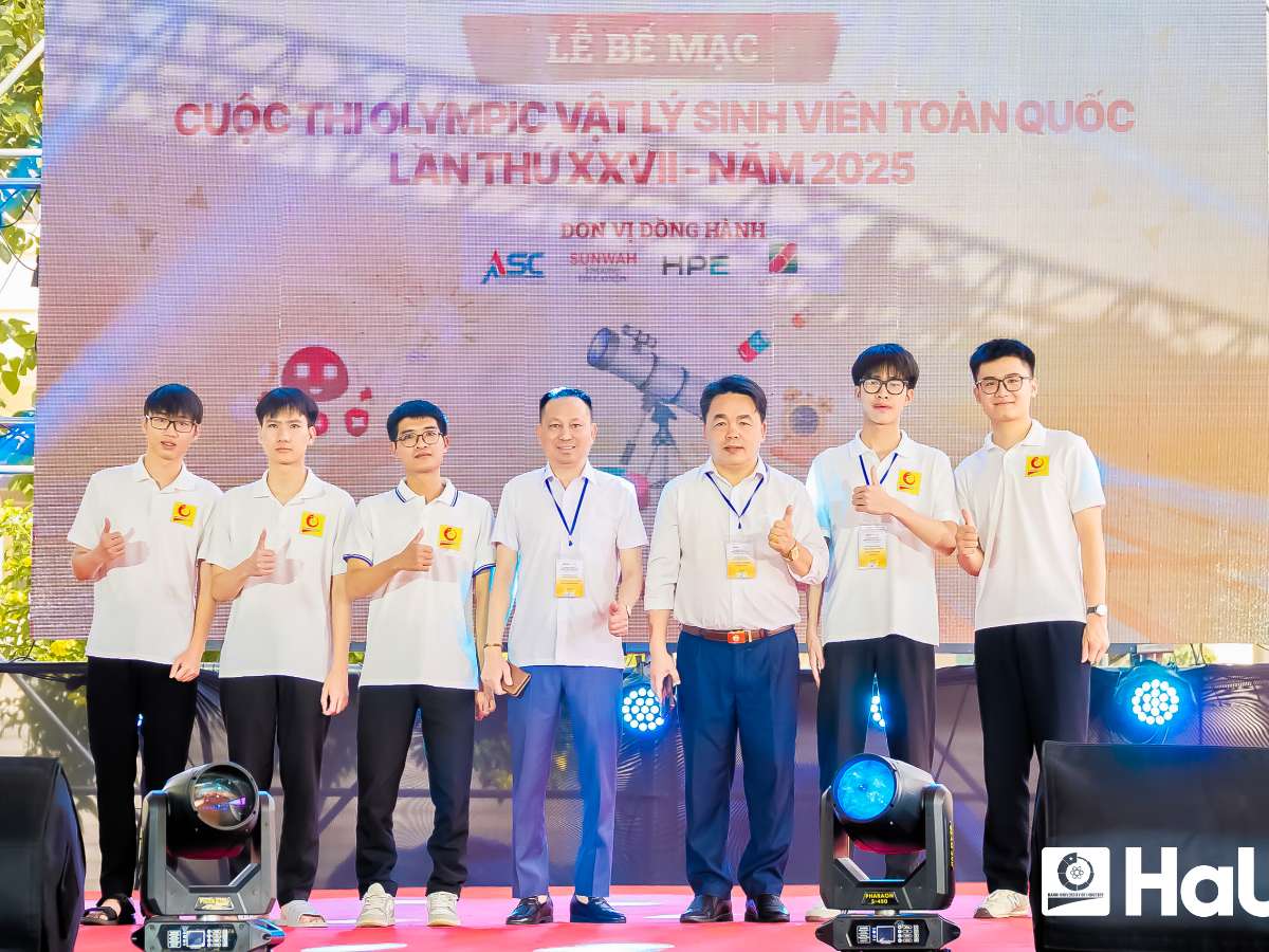 Sinh viên Đại học Công nghiệp Hà Nội đạt giải Nhì toàn đoàn cuộc thi Olympic Vật lý sinh viên toàn quốc lần thứ 27