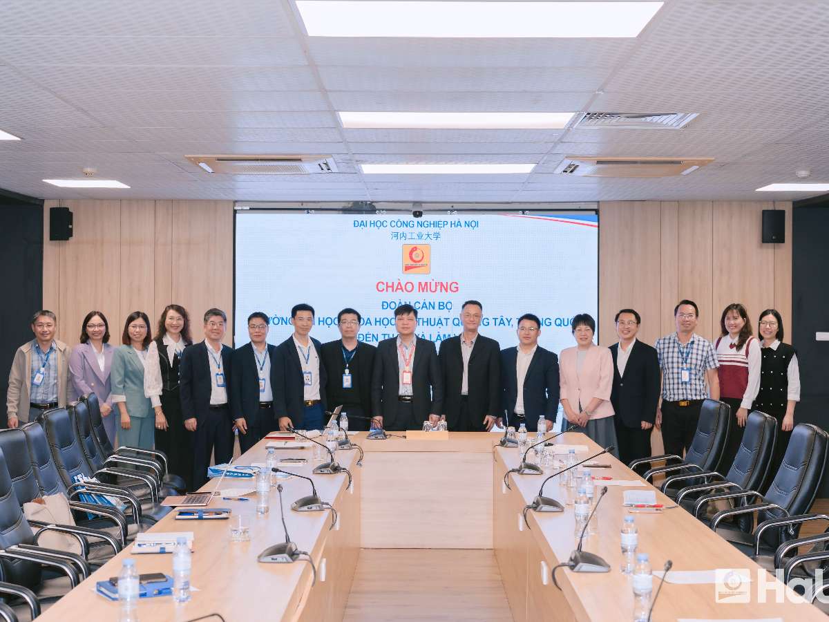 Đại học Công nghiệp Hà Nội và Trường ĐH Khoa học Kỹ thuật Quảng Tây (Trung Quốc) thúc đẩy đào tạo song bằng, nghiên cứu chung, kết nối doanh nghiệp