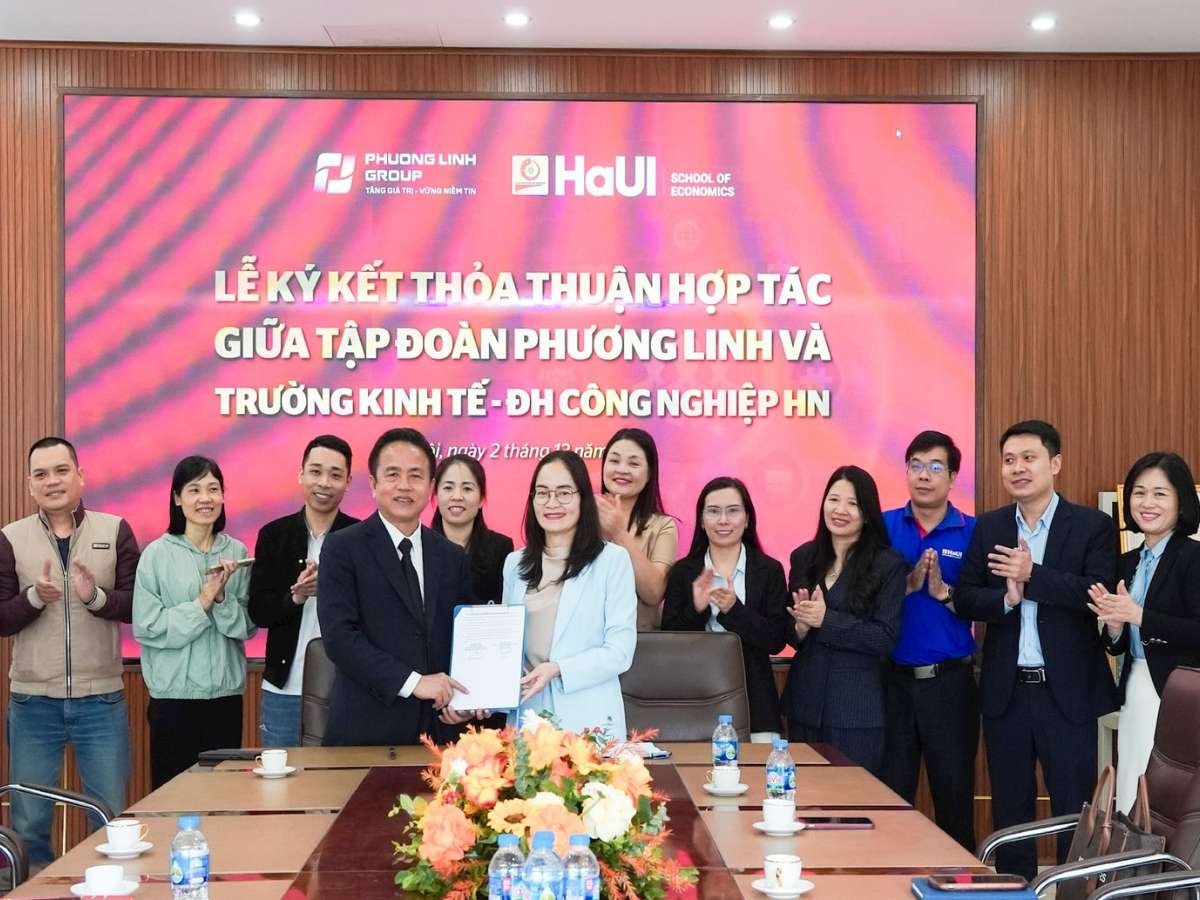 [diendandoanhnghiep] Phương Linh Group hợp tác chiến lược với Trường Kinh tế – ĐH Công nghiệp Hà Nội