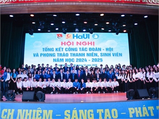 Hội nghị Tổng kết công tác Đoàn - Hội và phong trào thanh niên, sinh viên năm học 2024 - 2025 của Đại học Công nghiệp Hà Nội