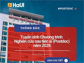 Tuyển sinh Chương trình Nghiên cứu sau tiến sĩ năm 2026