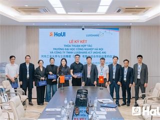 HaUI and Luxshare – ICT (Nghe An) sign strategic and sustainable cooperation agreement