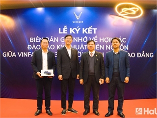 Pioneering the green future: HaUI collaborates with VinFast to train Next-Gen EV experts