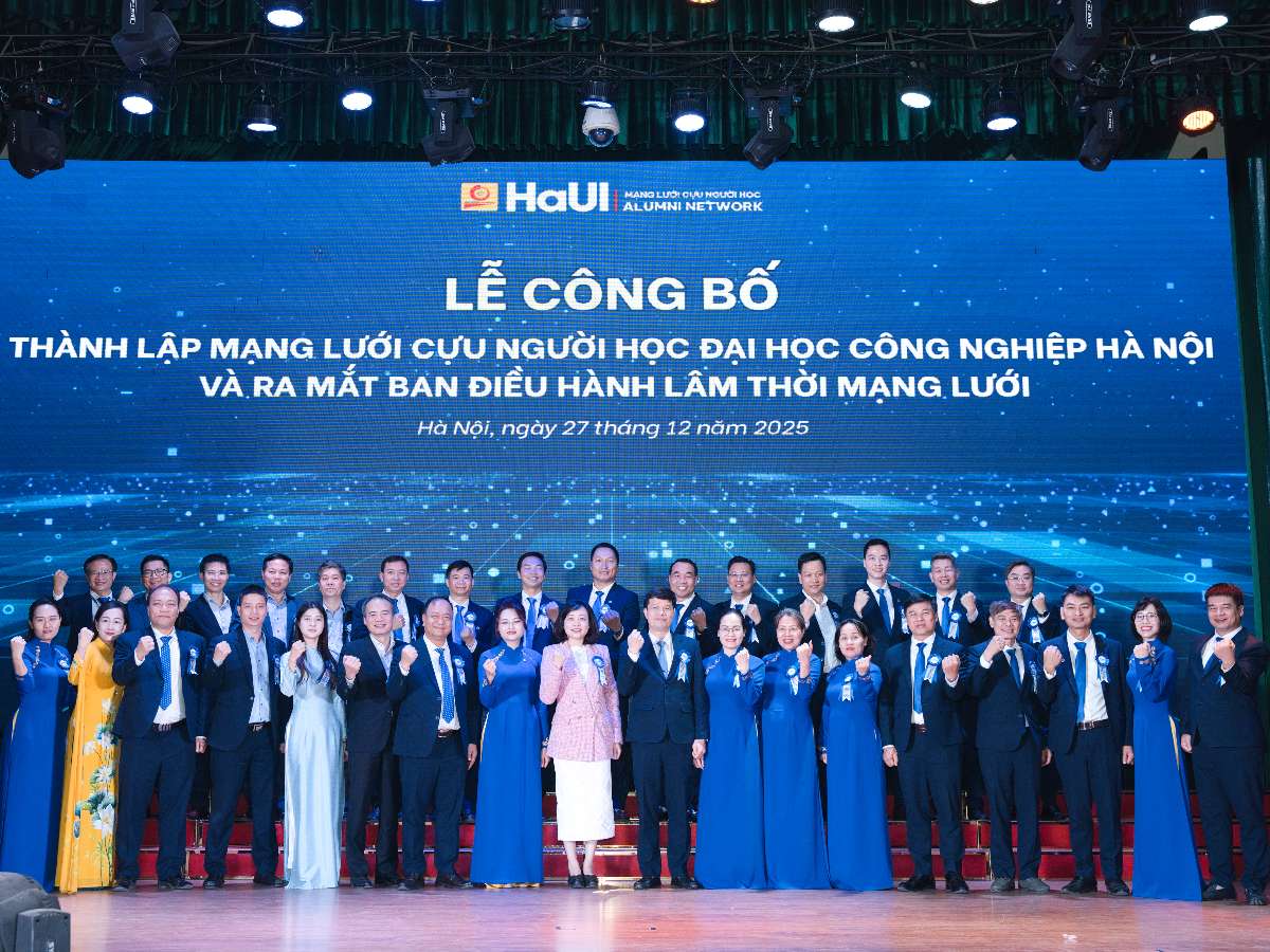 Lễ ra mắt Mạng lưới Cựu người học Đại học Công nghiệp Hà Nội: Dấu mốc chiến lược trên hành trình 127 năm phụng sự đất nước