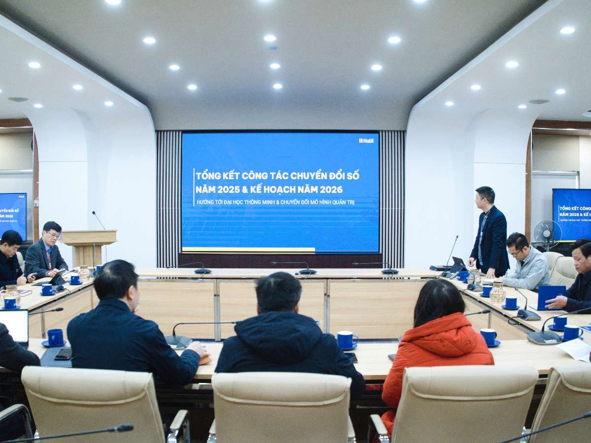 Đại học Công nghiệp Hà Nội tổng kết công tác chuyển đổi số năm 2025 và triển khai kế hoạch năm 2026