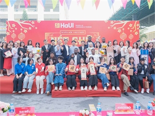 Brushstrokes of spring: HaUI's calligraphy writing competition 2026